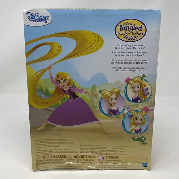 DISNEY: Tangled Spin and Style Rapunzel Doll, NEW - Picture 4 of 10